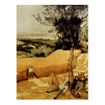 Pieter Bruegel's The Harvesters (1565) Postcard