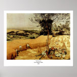 Pieter Bruegel's The Harvesters (1565) posters