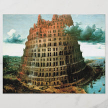Pieter Bruegel's The "Little" Tower of Babel Full Colour Flyer