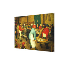 Pieter Bruegel's The Peasant Wedding (1568) Canvas Print