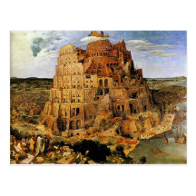 Pieter Bruegel's "The Tower of Babel" (circa 1563) Post Card