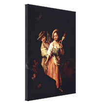 Pietro Longhi - The spinner Gallery Wrap Canvas