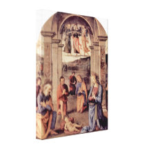 Pietro Perugino - Adoration of the Shepherds Stretched Canvas Print