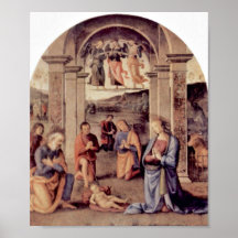 Pietro Perugino - Adoration of the Shepherds Posters