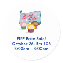 PIFP Bake Sale - 10/26 Sticker
