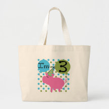Pig 3rd Birthday Tshirts and Gifts Bags