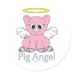 Pig Angel stickers