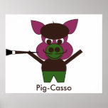 Pig-Casso Print