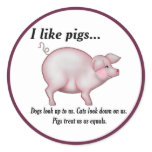 Pig Equality stickers