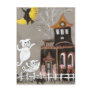 Pig Ghosts Haunted House postcard
