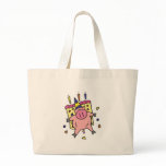 pig hogging birthday cake bags