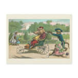 "Pig in a Wheelchair" Vintage postcards