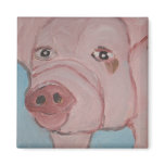 pig it fridge magnet