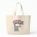 Pig, It's All Good! Tote Bags