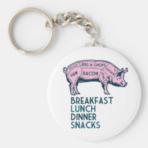 Pig, It's All Good! Key Chains