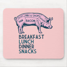 Pig, It's All Good! Mouse Pads