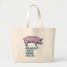 Pig, It's All Good! Tote Bags
