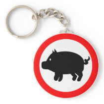 Pig Keychain