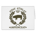 Pig Latin cards