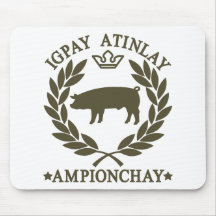 Pig Latin Mousepads