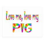 Pig Love Post Card