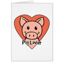 Pig Lover Cards