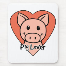 Pig Lover Mousepads