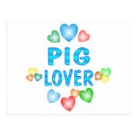 PIG LOVER POSTCARD