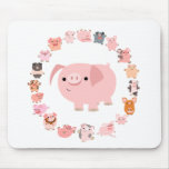 Pig Mandala mousepad