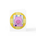 Pig Note Card