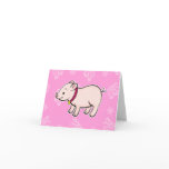 Pig note card