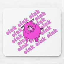Pig Oink Mouse Pad