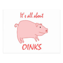 Pig Oinks postcards