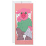 Pig on a Toilet Bookmark Custom Rack Card