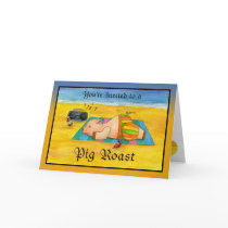Pig Roast Invitation Card
