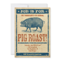 Pig Roast Invitations