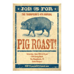 Pig Roast Invitations
