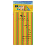 Pig Roast Menu Card rack cards