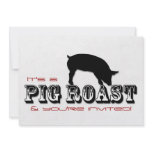 Pig Roast Party Invitation