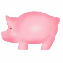 Pig Shaped Art Sculpture Magnet Photo Sculpture
