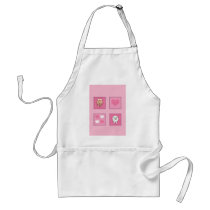 Pig & Sheep & Hearts aprons