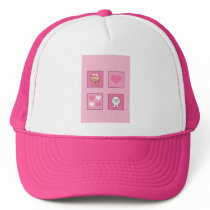 Pig & Sheep & Hearts hats