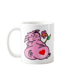 Pig w/ Tattoo Heart & Flower mugs
