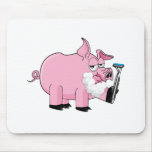 Pig Whiskers mousepads