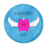 Pigacorns Rule Refrigerator Magnets