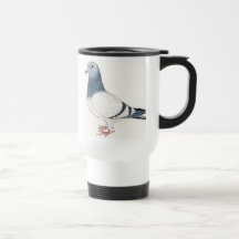 Pigeon Bird Art Travel Mug
