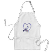 Pigeon in Heart Apron