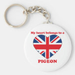 Pigeon Key Chains