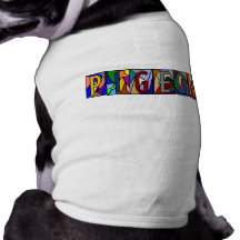 PIGEON ~ PERSONALIZED LGLETTER ~ PET-WARE FOR DOGS DOG T-SHIRT