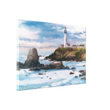 Pigeon Point Lighthouse Wrapped Canvas Print